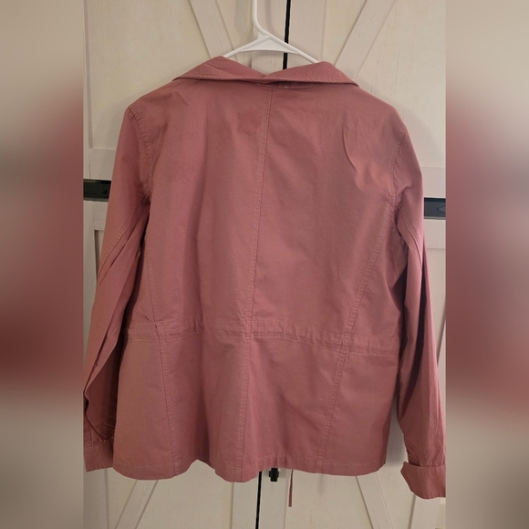 Women's Utility Jacket in Dusty Rose - Picture 6 of 6